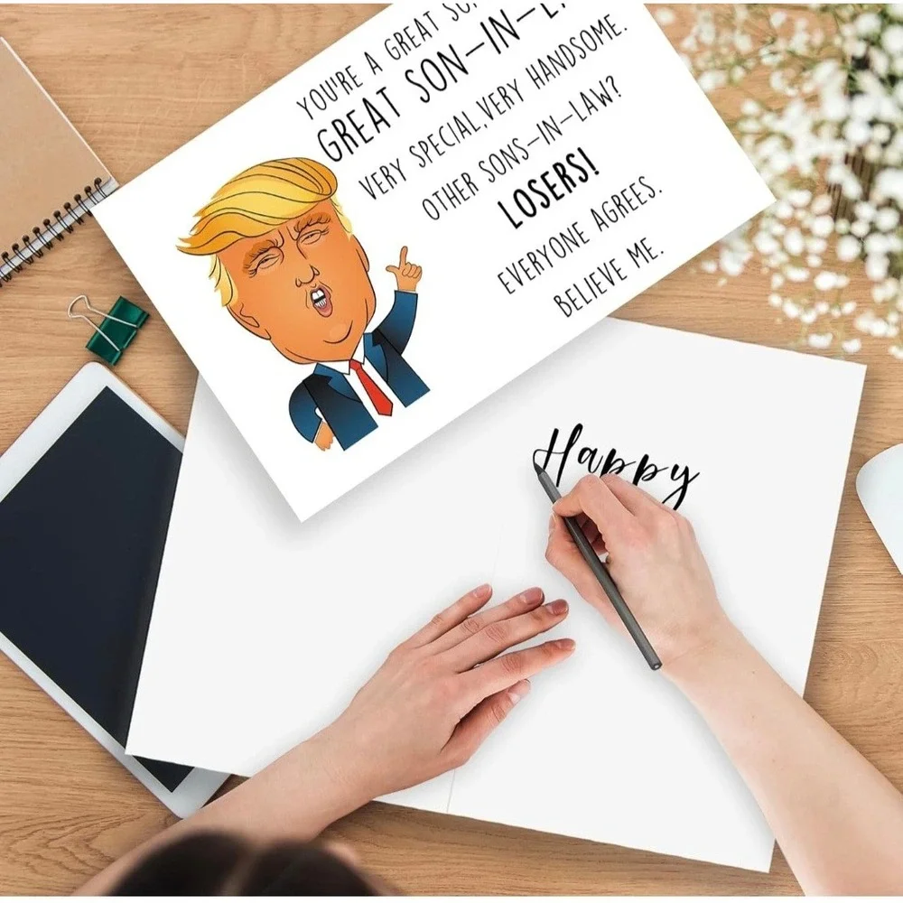 Funny Trump Son-in-law Father's Day Card Birthday Gift For Men Him Idea‎